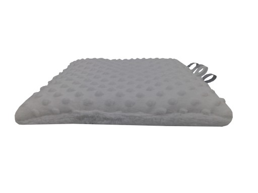 OLKA OBOJSTRANNÝ vankúšik do kočíka MINKY 30x30 biely