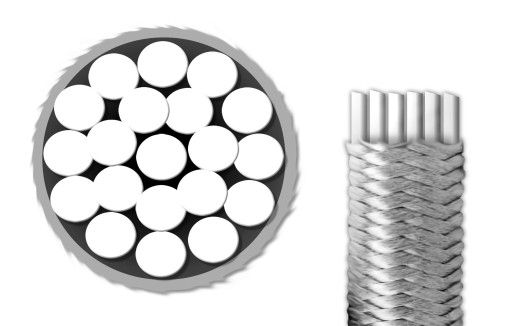 PLÁNO BÉŽOVÉ GUMOVÉ ĽAHKÉ ELASTICKÉ PLÁNO 5mm 1m