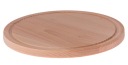 DREVENÝ ZÁSOBNÍK NA KRAJENIE KRUHÝ 25CM ECO