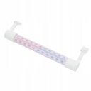 PVC sklenený vonkajší okenný teplomer, 21 cm, biely