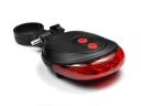 BIKE LAMPA LED LASEROVÁ ZADNÁ BICYKLE LAMP