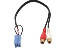 Grundig mini-ISO/2xRCA AUX konektor