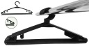 VEŠIAK NA OBLEČENIE Vešiak na šaty ČIERNA 38cm x 25