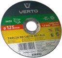 Rezný kotúč na kov 125 x 1,5 x 22,2 mm VERTO