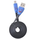 Samsung HTC MICRO USB kábel 1m SMILE (4533)