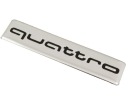 NÁLEPKA HLINÍKOVÝ ZNAK CHROME QUATTRO 3D