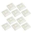 Montážne podstavce pre sťahovacie pásky 28x28mm biele