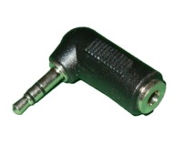 3,5 stereo konektor JACK / 3,5 stupňová zásuvka FV uhol (1771)