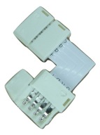 10mm rohový RGB LED páskový konektor