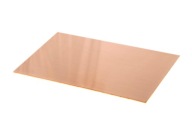 Medený plech medený Cu plech 0,5mm - 10x5cm | formát 100x50x0,5mm