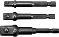 SÚPRAVA HEX ADAPTÉRU PRE ZÁSUVKY 1/4 3/8 1/2 YATO