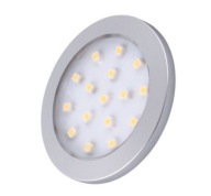 LED orbitové svietidlo strieborné 1,5W 12VDC teplé