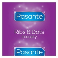 PASANTE RIBS & DOTS CONDOMS 10 KS