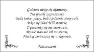 VLOŽKY s básňou na pozvánky, 25 ks.
