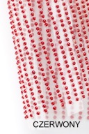 ČERVENÉ PERLY, SAMOLEPIACE PERLY, 2mm štras