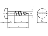 3x8 SKRUTKY NA MOSADZNÉ DREVO DIN 96 PN 82505 100s.