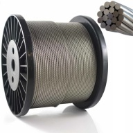 Tvrdé nerezové lano 5,0mm WEAVE 1x19 1m