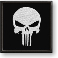 Nášivka Thermo PUNISHER HIT Vyšívaná