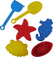WADER TOYS FORMY PIESKOVKA LOPATKA 6 ks