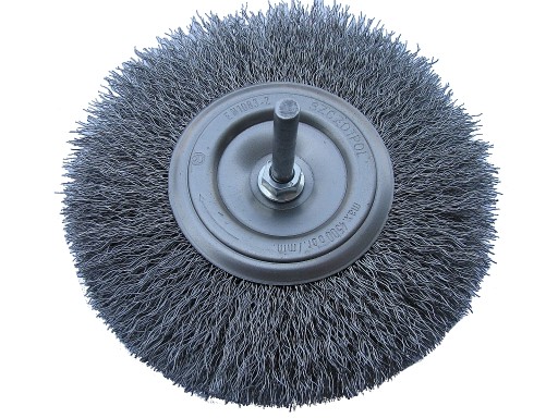 DRôTENÁ KEFA S DRŽIKOM 120mm, KOTOUČ