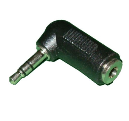 3,5 stereo konektor JACK / 3,5 stupňová zásuvka FV uhol (1771)