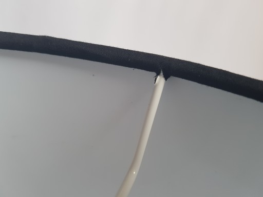 fólia na tienidlá, samolepiaca matná biela lampa