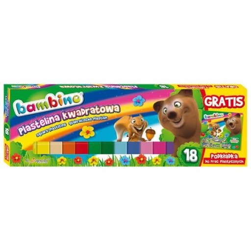 BAMBINO PLASTICINE 18 FAREB zlatá strieborná + zdarma