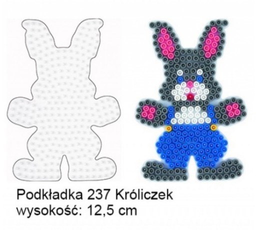Hama 237 Hama Midi Hare korálkové podložky
