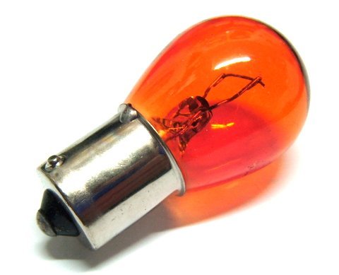 12 V 21 Watt žiarovka smerovky, oranžová