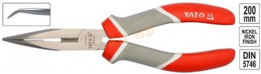 YATO PREDĹŽENÉ KLIEŠE ZAKRIVÉ 200MM