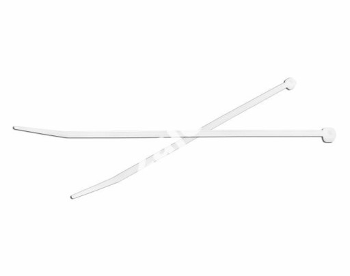 Upínacia páska 3,6x200 mm biela 50 ks.