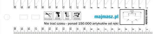 Pravítko A SEAMLESS'S ESSENTIAL - praktický merací prístroj