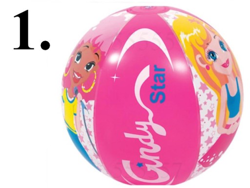 NAfúknutá loptička PLAZA SPOKEY 50CM, 2 PREVEDENIA