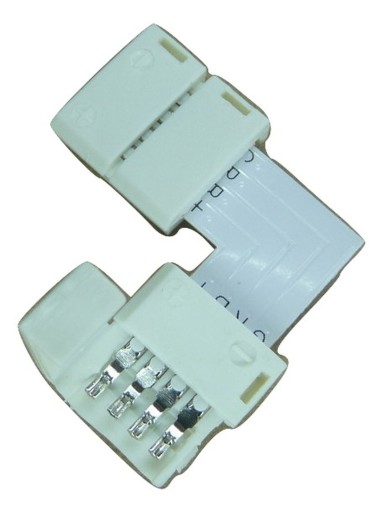 10mm rohový RGB LED páskový konektor