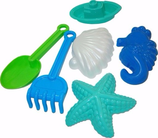 WADER TOYS FORMY PIESKOVKA LOPATKA 6 ks