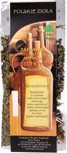 Dary Natury BENEDIKTÍN tinktúra 20-30g sušená na 2L
