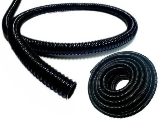 ČIERNA VLNOVANÁ HADICA, OKO, PUMPA, UV LAMPA, priemer 32mm
