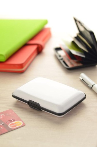 Puzdro na kreditné karty, držiak na vizitky, RFID blokátor