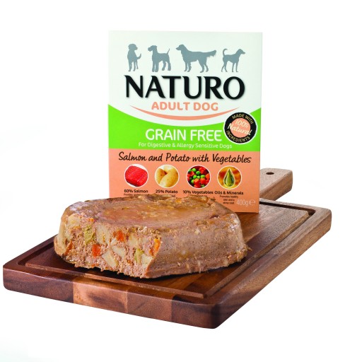 Naturo Adult Grain Free Losos so zeleninou 400g