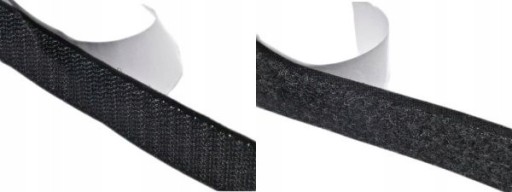 VELCRO TAPE Samolepiaci suchý zips 20mm - čierny