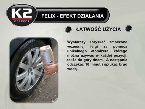 K2 FELIX RIM TEKUTINY UMÝVA RÁFKY A NÁBOJE HIT FV
