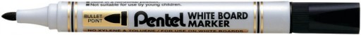 Pentel MW85 čierny za sucha zmazateľný popisovač na biele tabule
