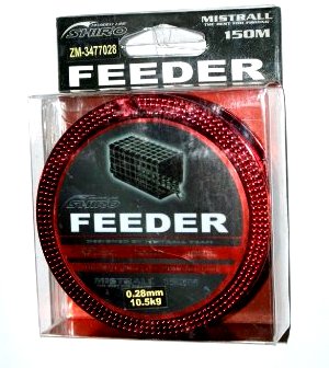 Mistrall Shiro Feeder vlasec 0,28mm/150m/10,5kg čierny