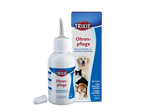 TEKUTÉ KVAPKY NA ČISTENIE UŠI PSIOV, MAČIEK A PSOV 50ml