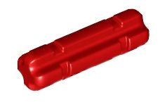 LEGO TECHNIC ČERVENÁ AXLE 32062 - 10 KS