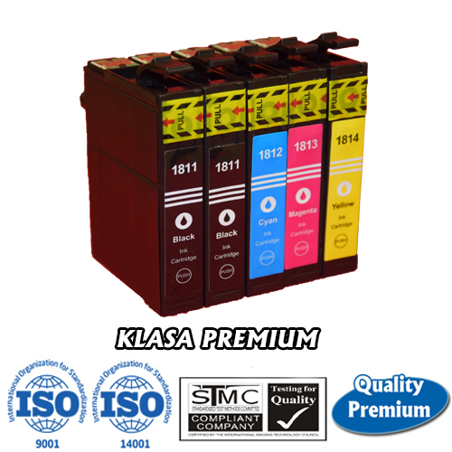 5x ATRAMENTY PRE TLAČIAREŇ EPSON XP102 205 212 215 300 305 312 315 325 405 415 XL