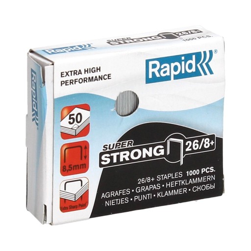 RAPID 26/8 + sponky Super Strong 1000 kusov