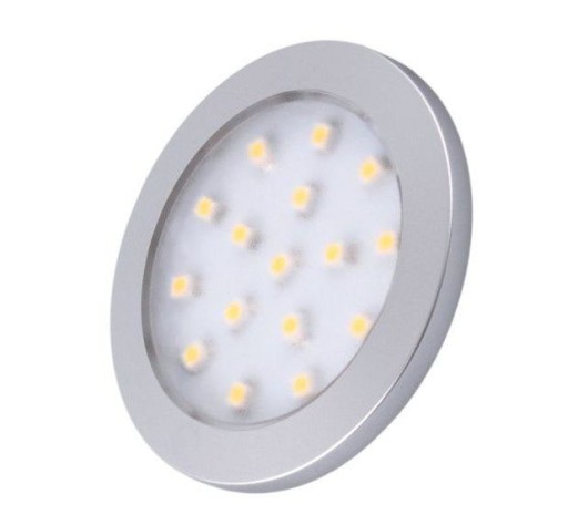 LED orbitové svietidlo strieborné 1,5W 12VDC teplé