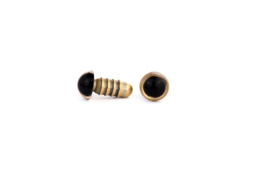 Bezpečnostné očká bezpečnostné upínacie očká pre maskotov 8mm zlaté