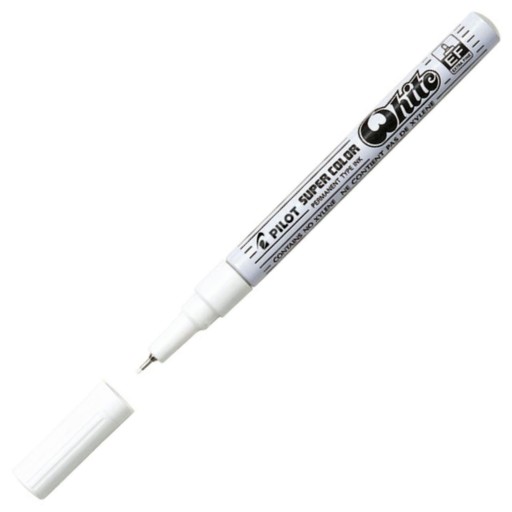 PILOT Popisovač olejový 0,5 mm biely popisovač